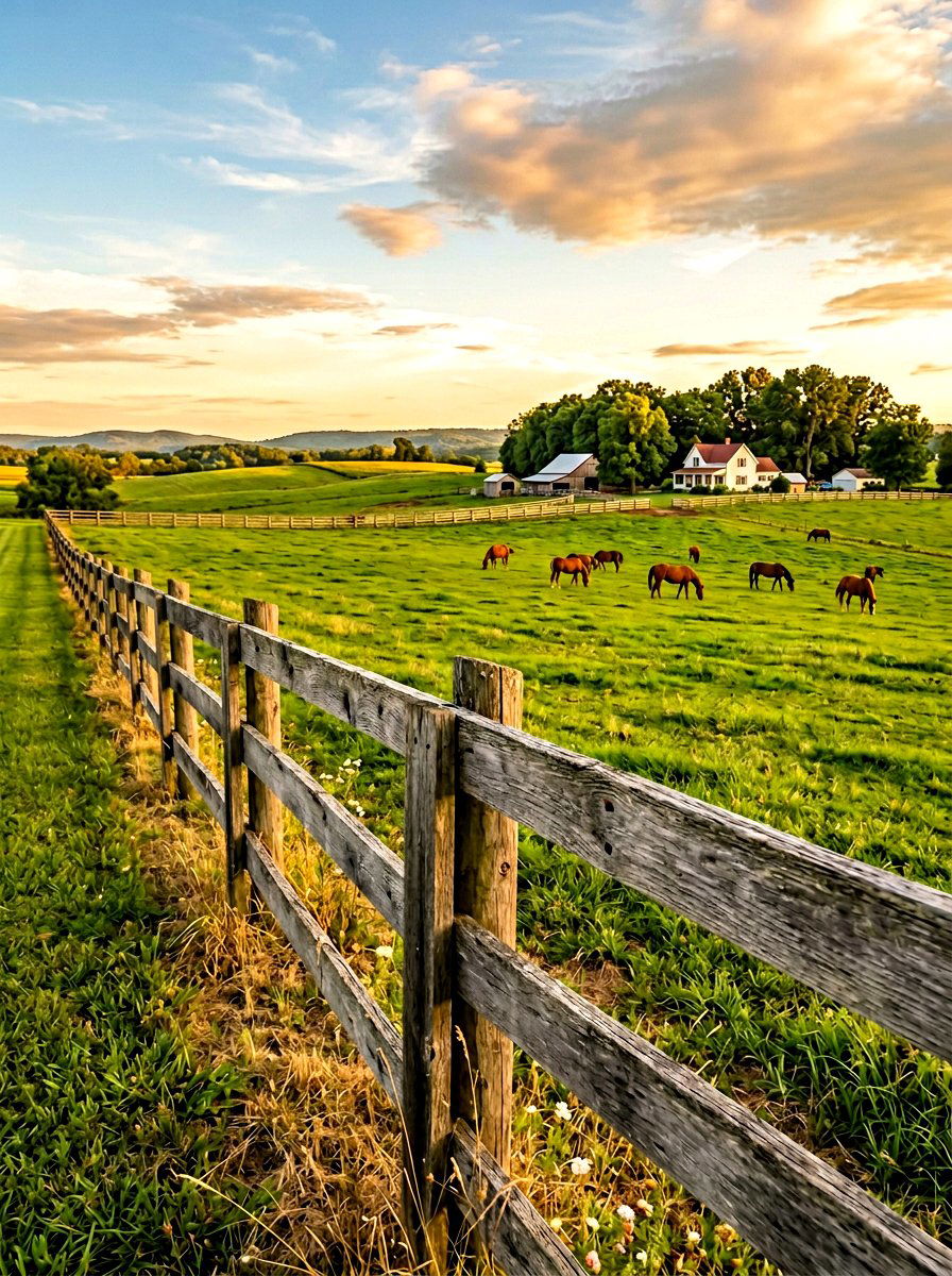 Ranch rail fence - 30 vinyl fence ideas