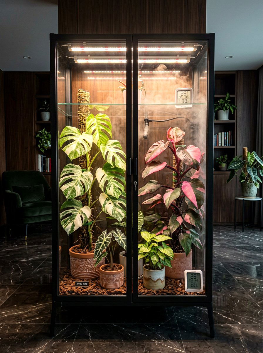 Rare Aroid Greenhouse Cabinet - 30 indoor greenhouse cabinet ideas