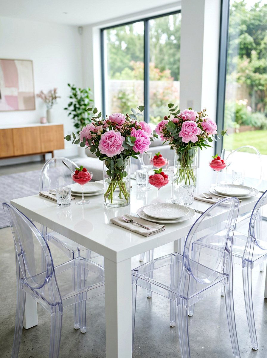 Raspberry Sorbet Table - 30 berry table summer ideas