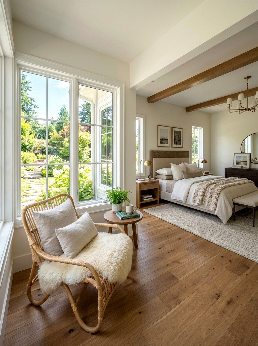 Rattan Accent Lounge Chair - 30 rattan decor ideas