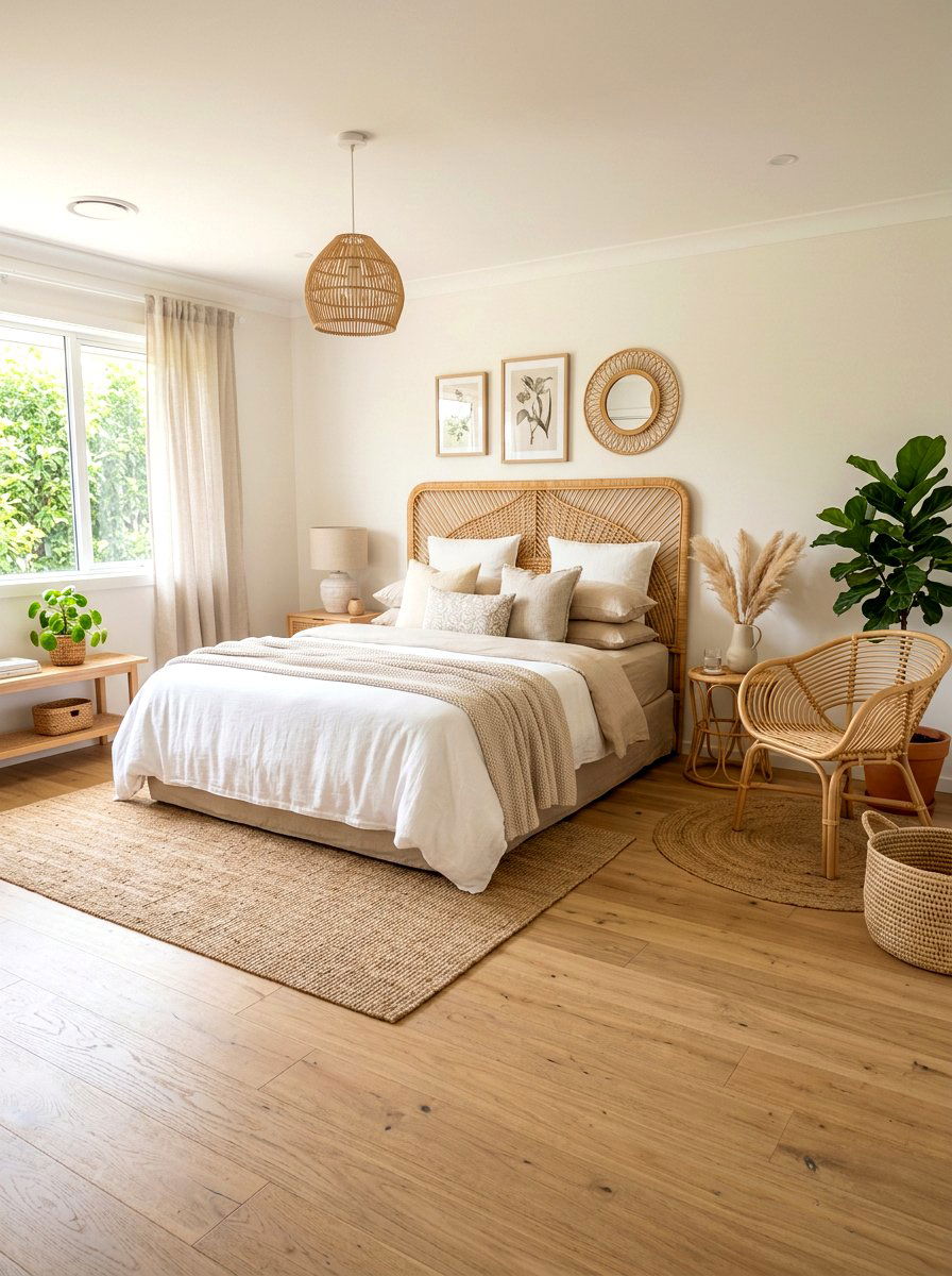 Rattan Bedroom Decor - 30 low stimulation bedroom ideas