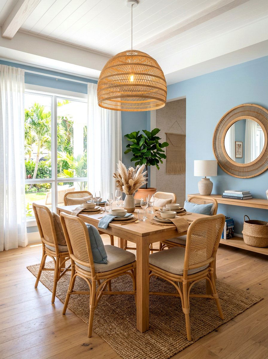 Rattan Decor - 30 island style home ideas