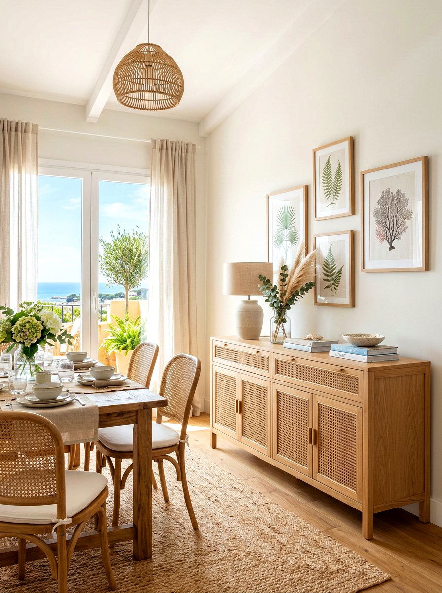 Rattan Door Sideboard - 30 sideboard dining room ideas