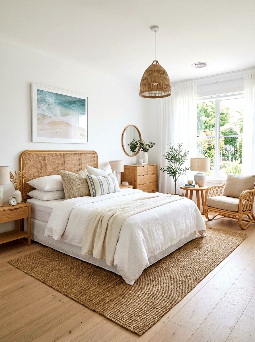 Rattan Furniture - 30 Nancy Meyers bedroom ideas