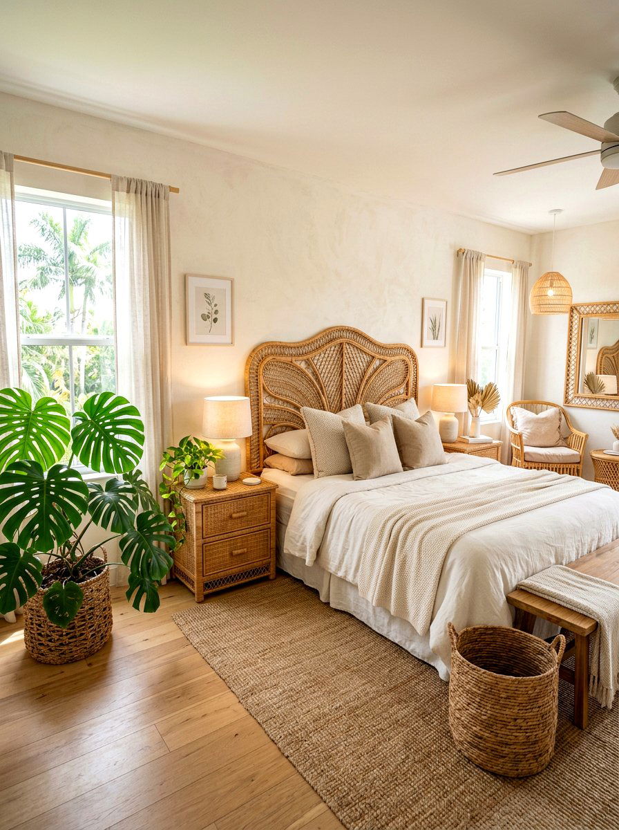 Rattan Furniture Bedroom - 30 spa bedroom retreat ideas