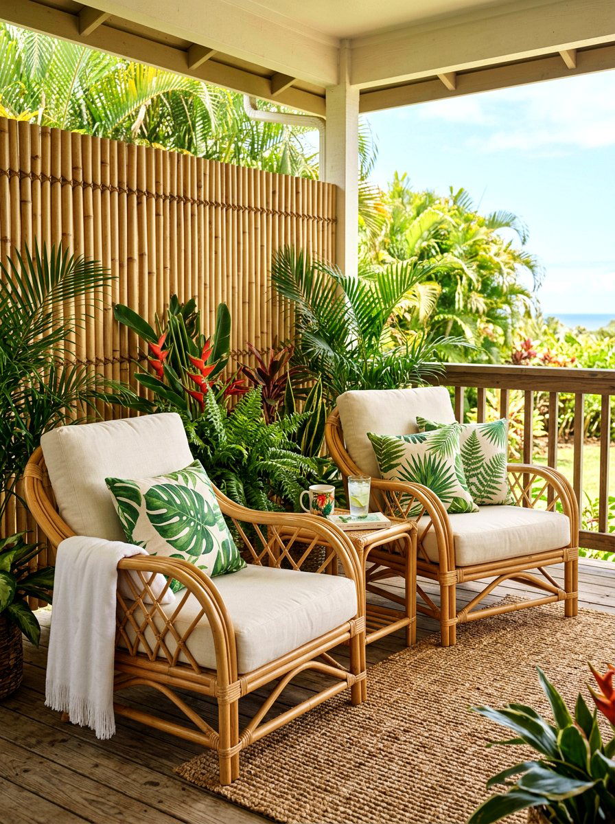Rattan Lounge Chair - 30 porch furniture ideas