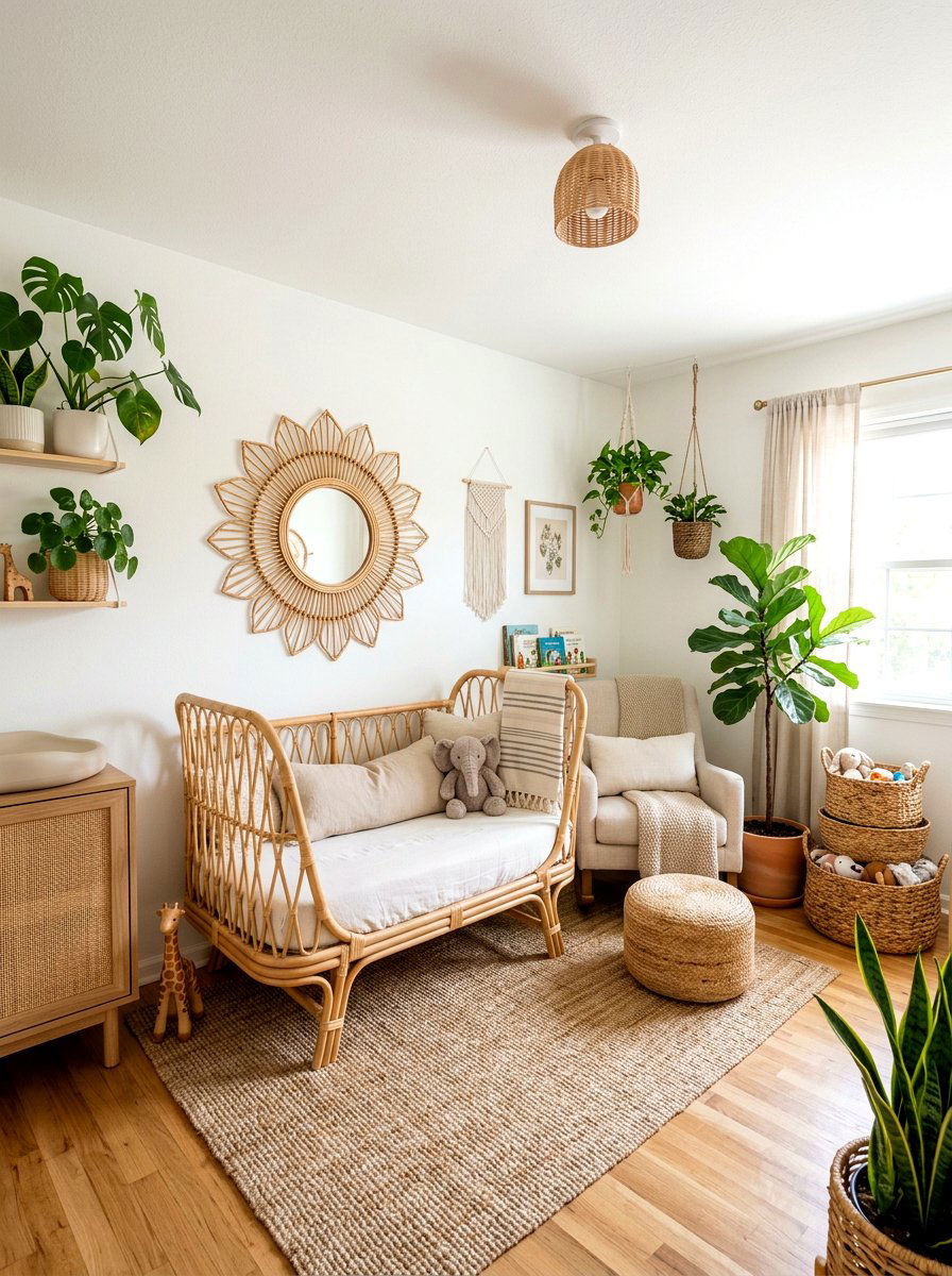 Rattan Nursery - 30 viral nursery ideas