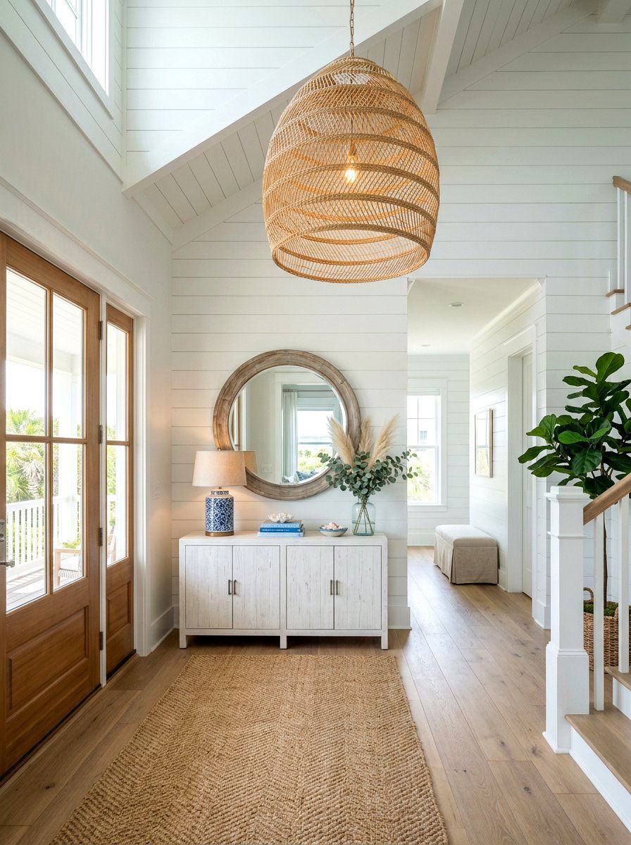Rattan Pendant Light - 30 rattan decor ideas