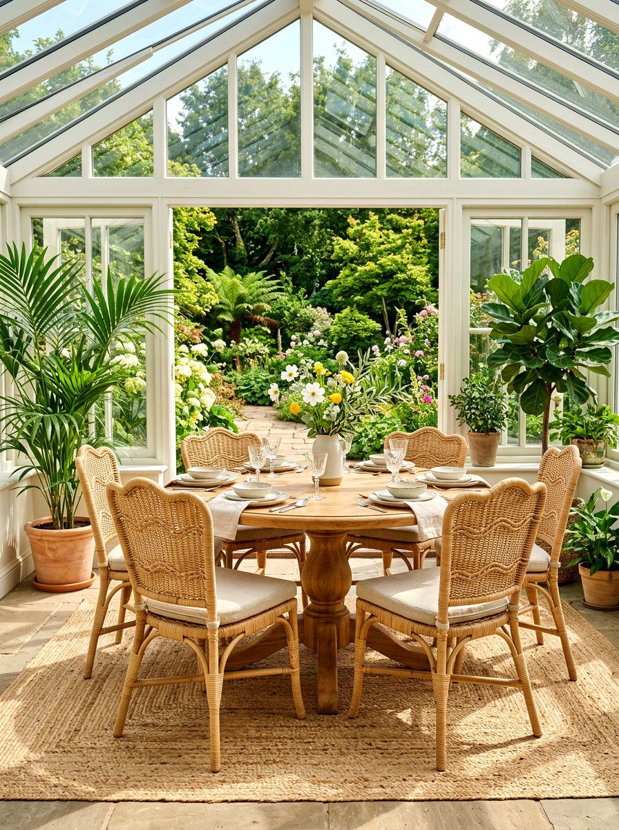 Rattan Scalloped Dining Chair - 30 scalloped dining chairs ideas