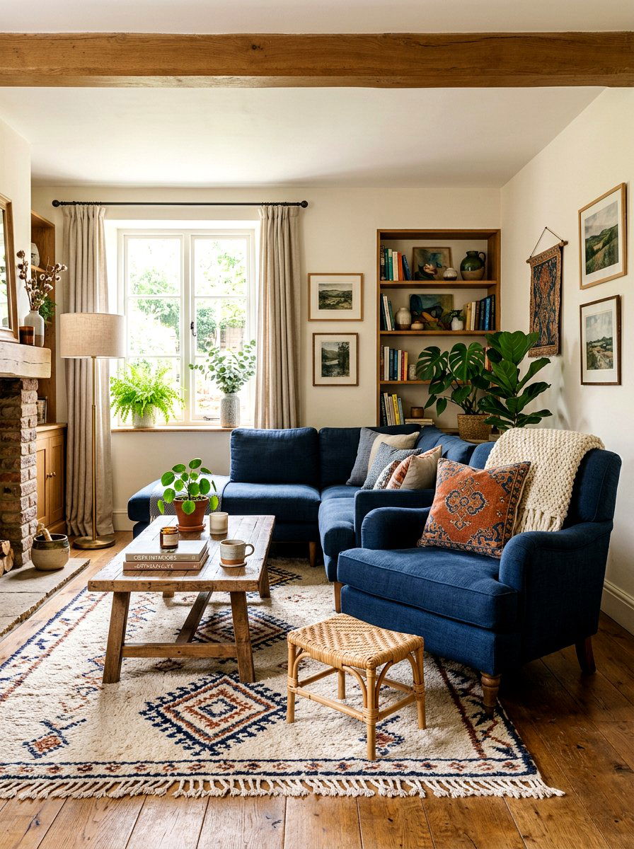 Rattan Small Footstool - 30 rattan decor ideas