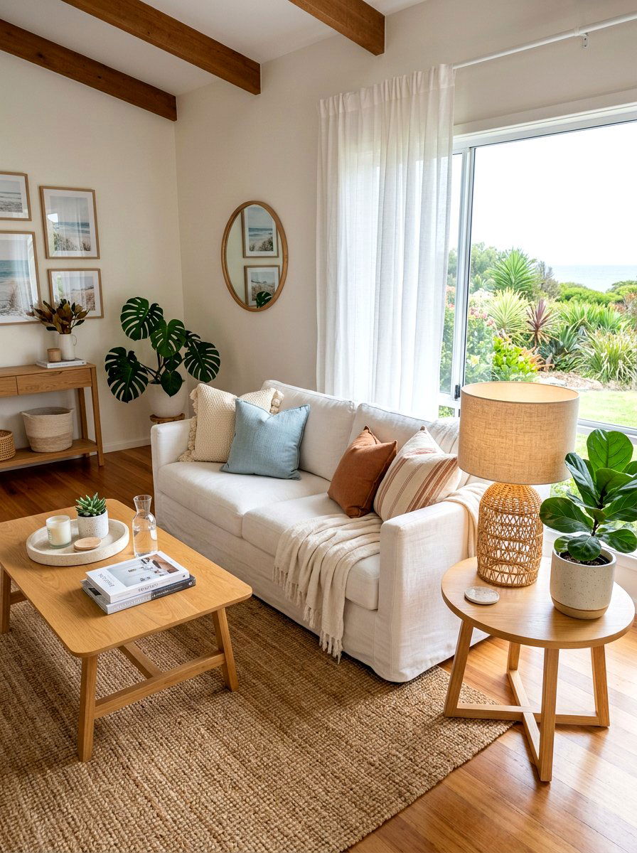 Rattan Table Lamp Living Room - 30 lamp glow living room ideas