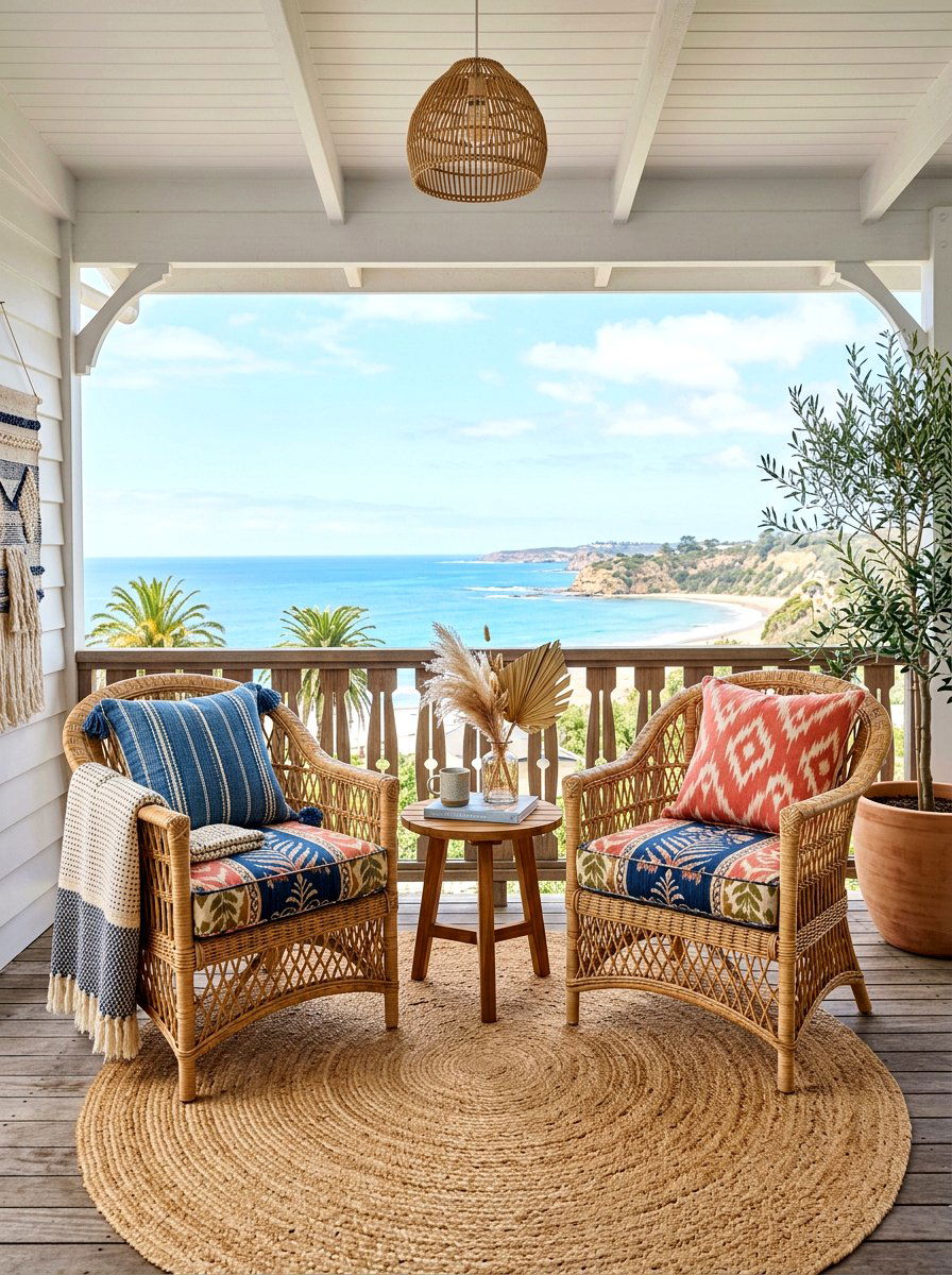 Rattan armchairs - 30 veranda furniture ideas