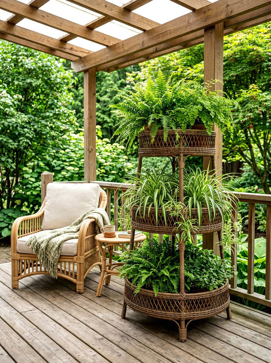 30 Rattan Porch Lounge Ideas for Breezy Outdoor Comfort