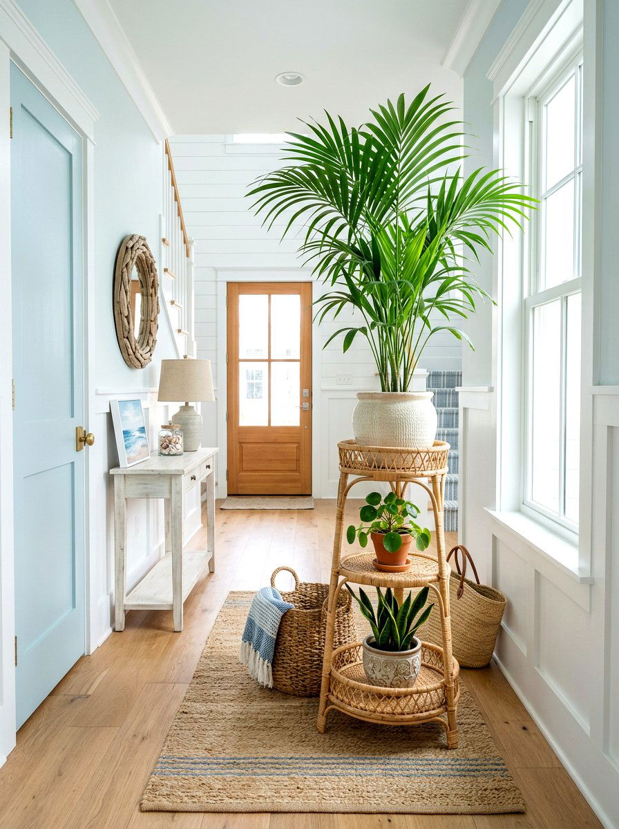 Rattan plant stand - 30 plant stand ideas