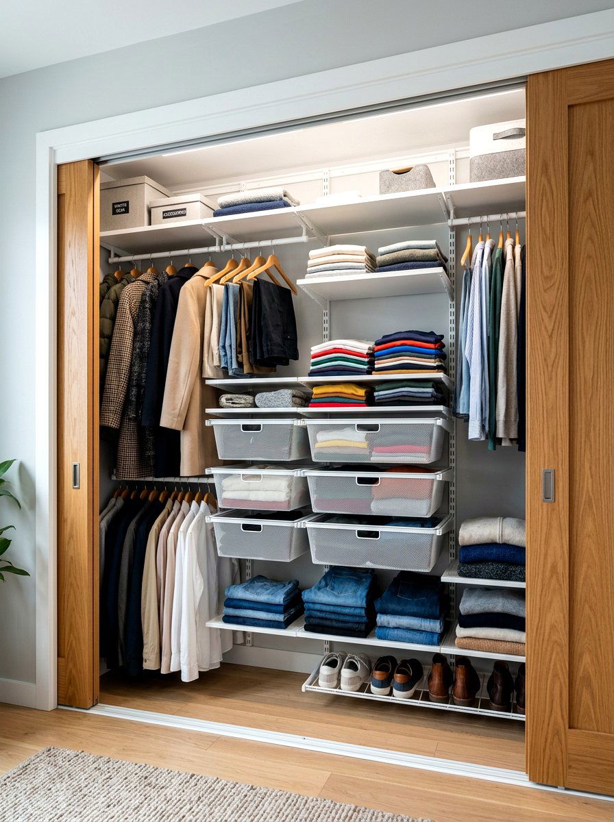 Reach In Closet System - 30 kids closet ideas
