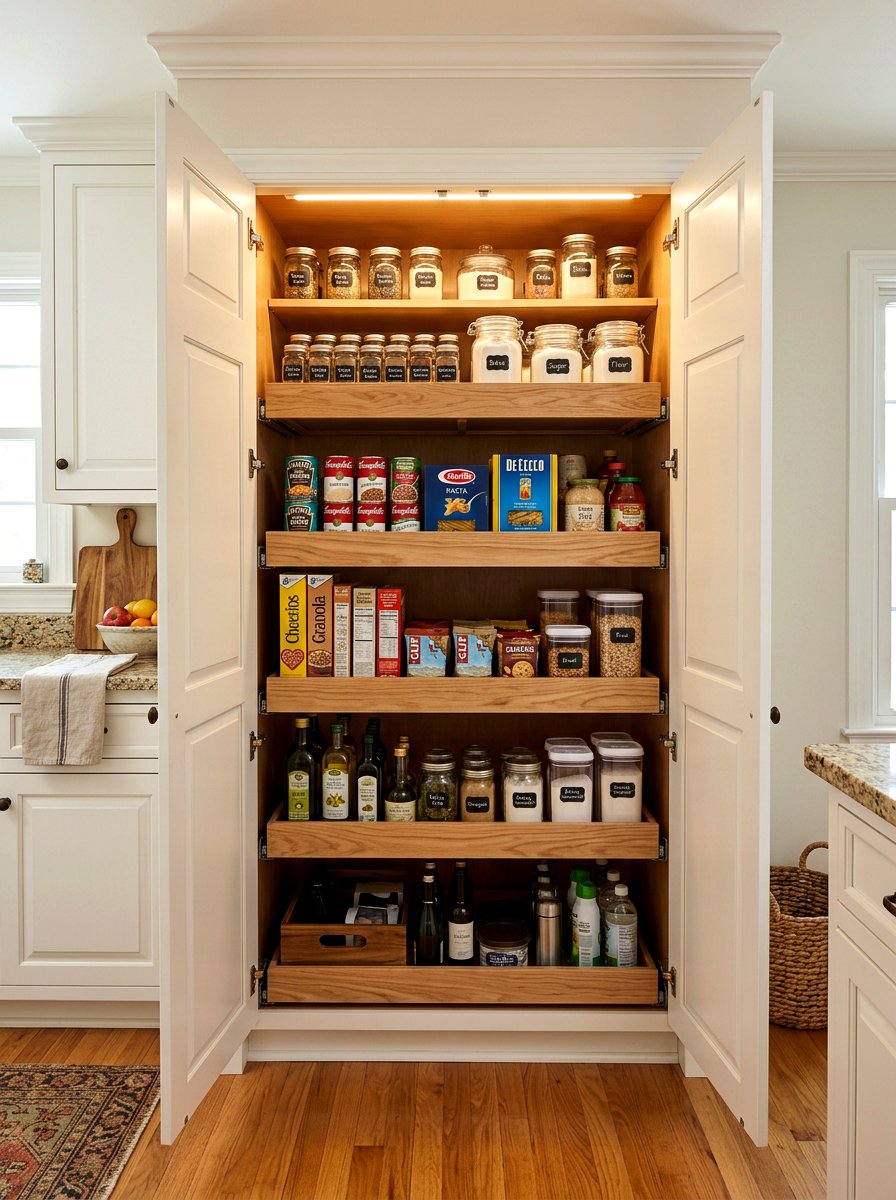 Reach In Pull Out - 30 pull out pantry ideas