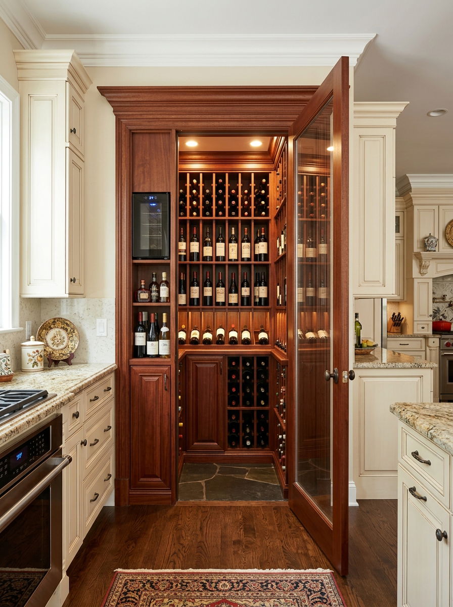 Reach In Wine Closet - 30 small wine cellar ideas