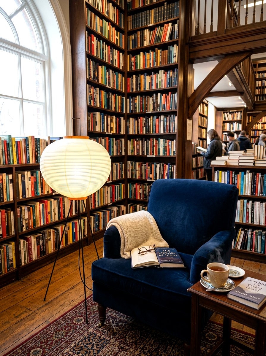 Reading Corner Lamp - 30 paper lantern lighting ideas