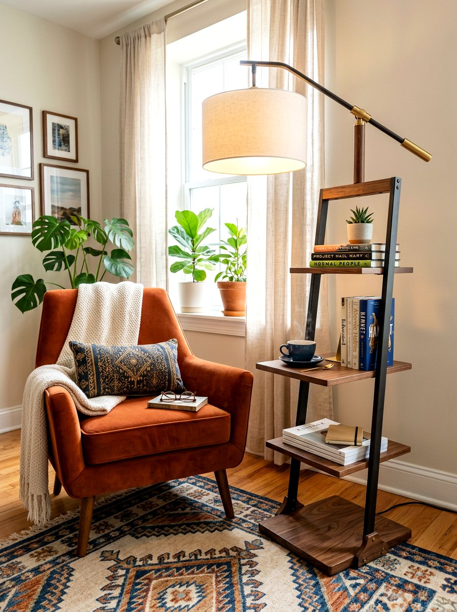 Reading Lamp With Shelf - 30 reading lamp ideas