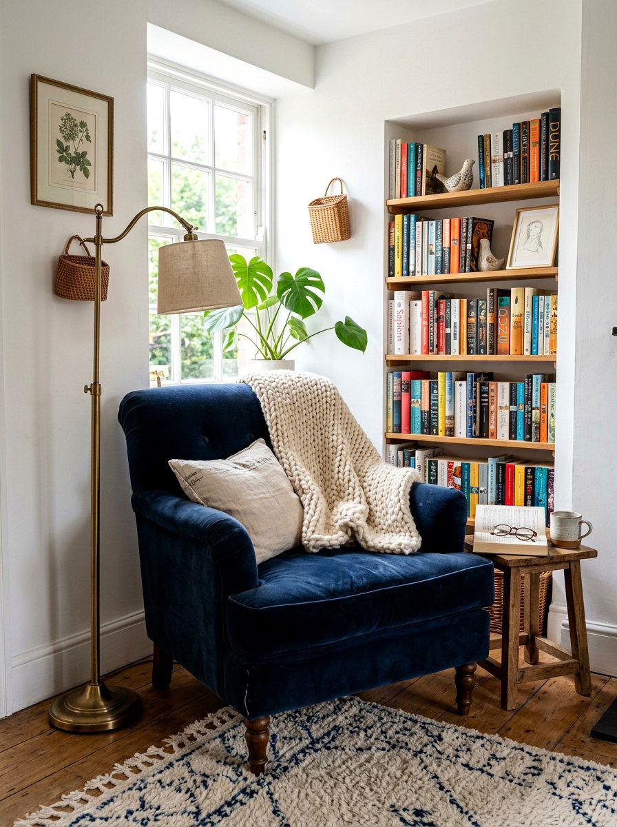 Reading Nook - 30 wellness nook ideas