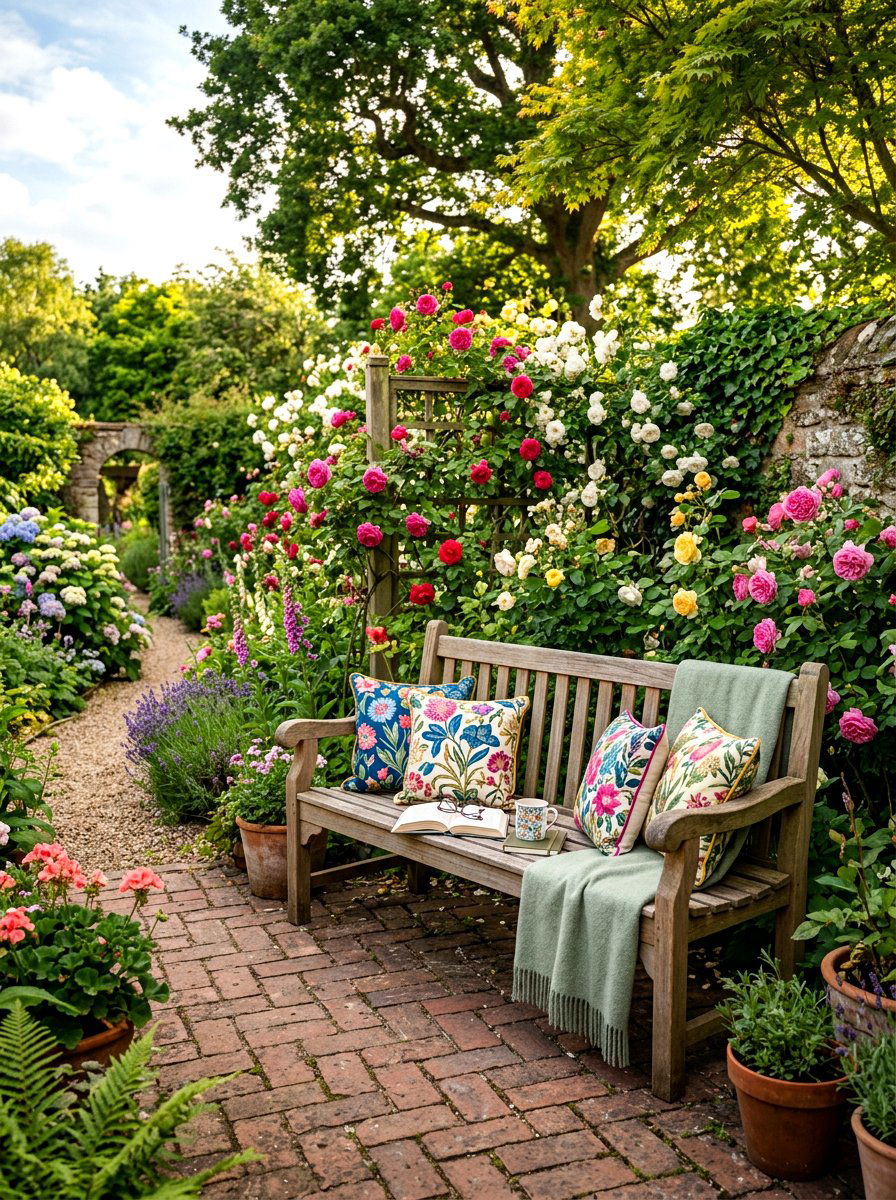 Reading Nook Bench - 30 backyard zoning ideas