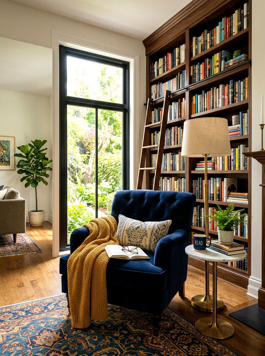 Reading Nook Corner - 30 newlywed home ideas