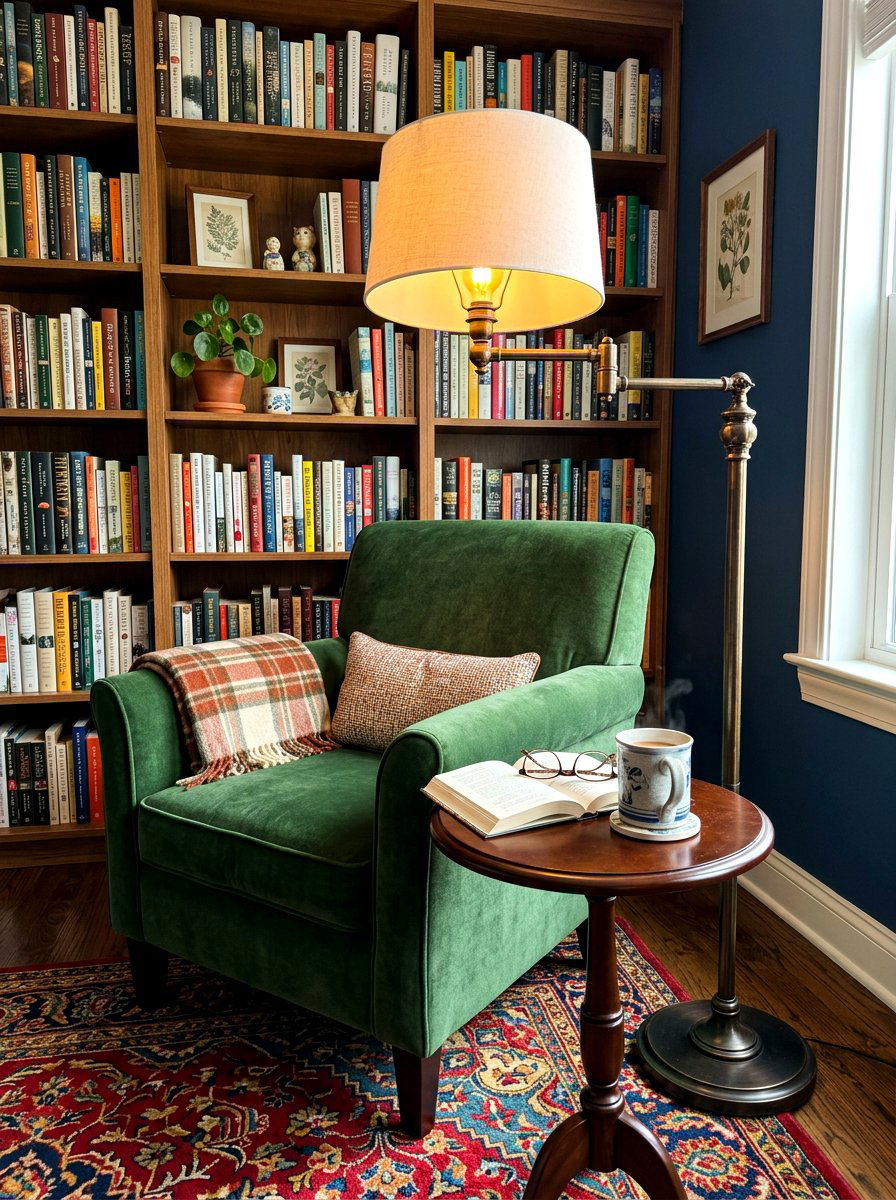 Reading Nook Floor Lamp - 30 lamp styling ideas