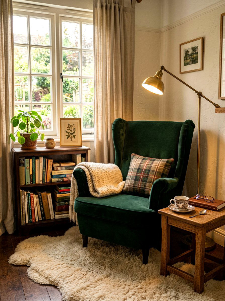 Reading Nook Lounge - 30 cozy winter lounge ideas