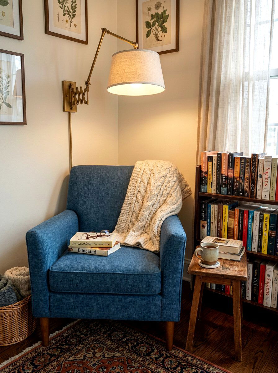 Reading Nook Sconce - 30 wall sconce ideas