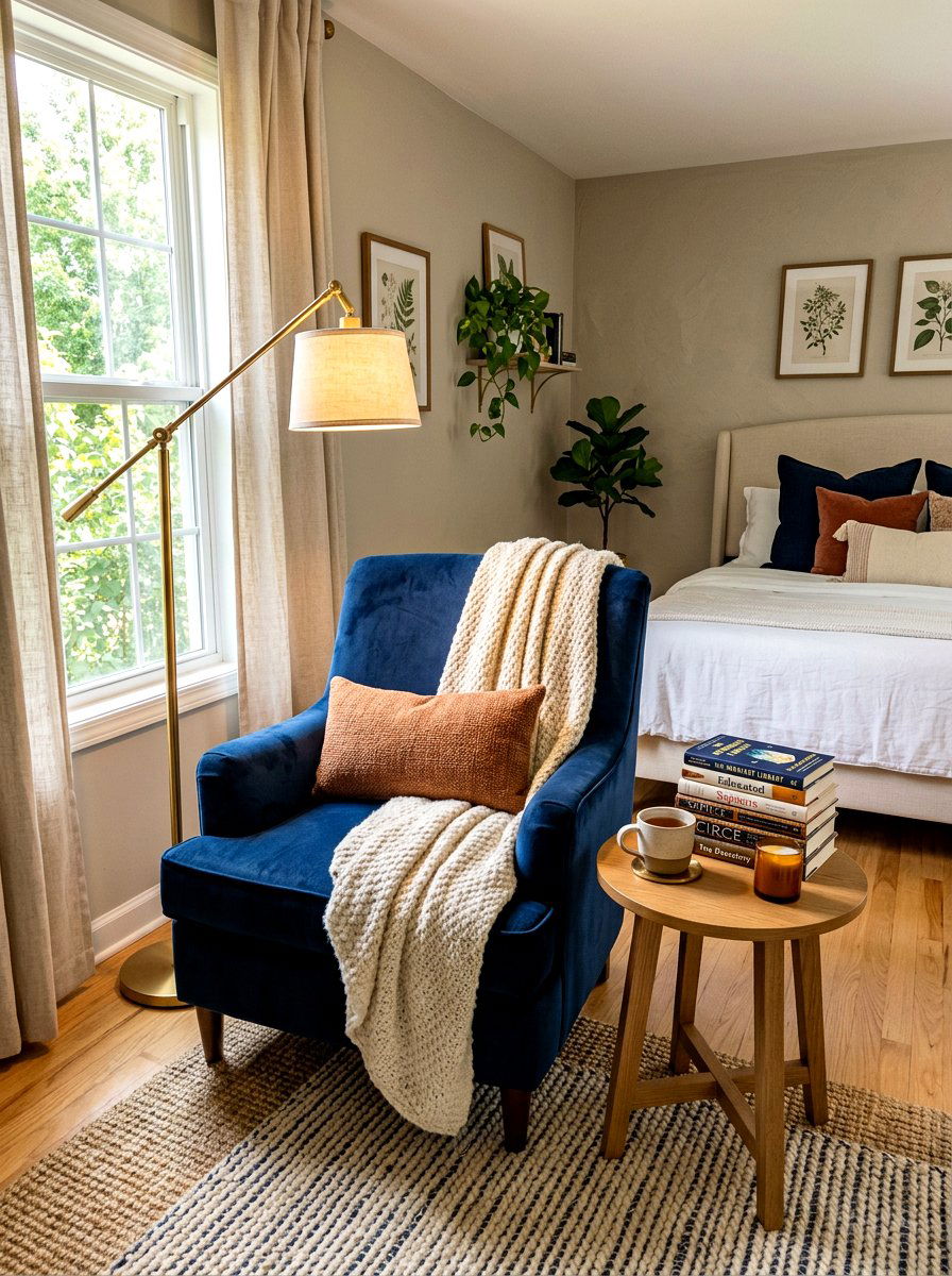 Reading nook in bedroom - 30 phone free bedroom ideas for adults