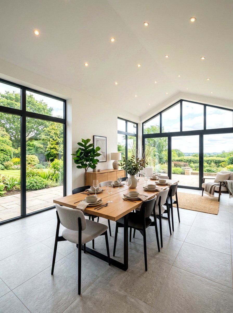 Recessed Ceiling Lighting - 30 sunroom lighting ideas