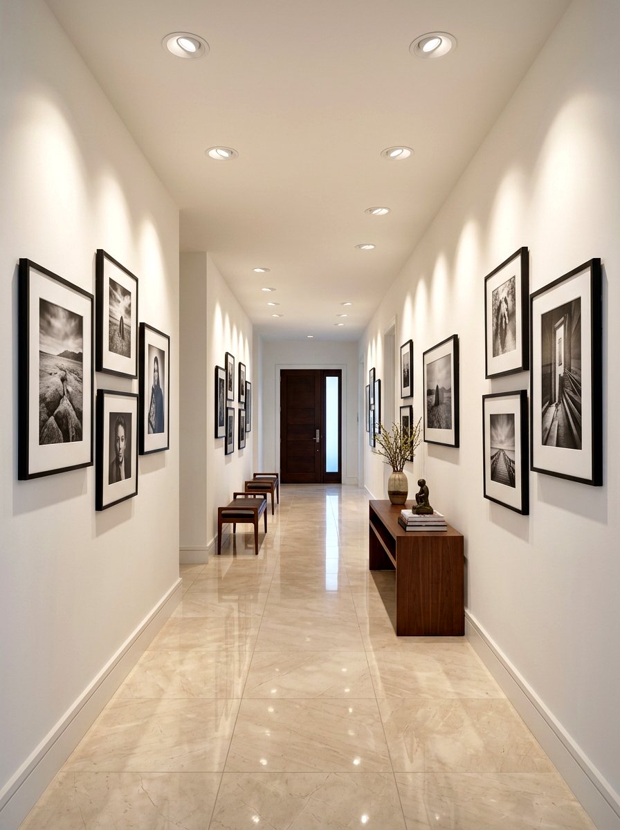 Recessed Ceiling Lights - 30 long foyer lighting ideas