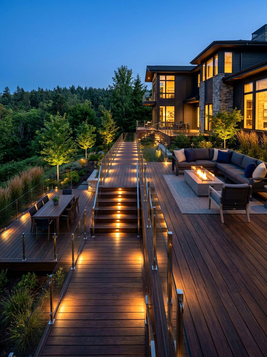 Recessed Deck Lighting - 30 deck lighting ideas