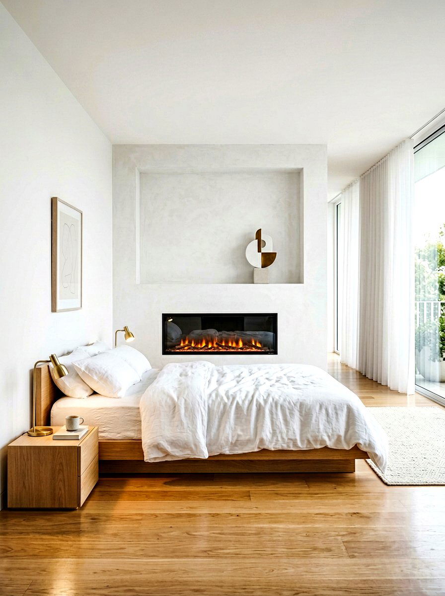 Recessed Fireplace Wall - 30 electric fireplace wall ideas