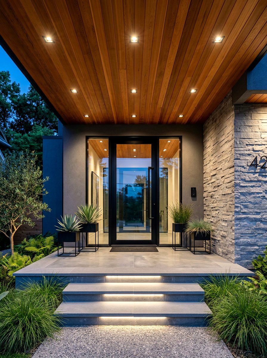 Recessed Front Porch Lighting - 30 front porch lighting ideas