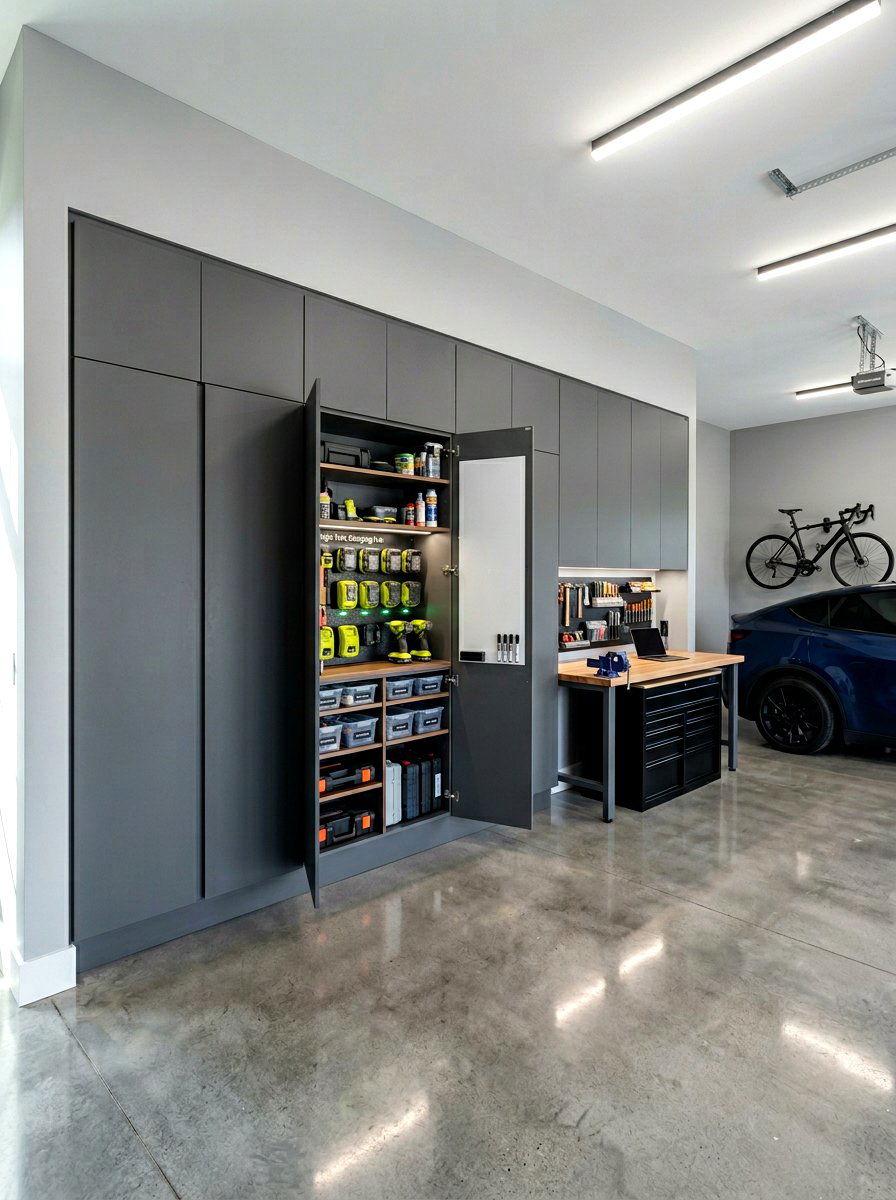 Recessed Garage Cabinet 1 - 30 garage cabinet ideas