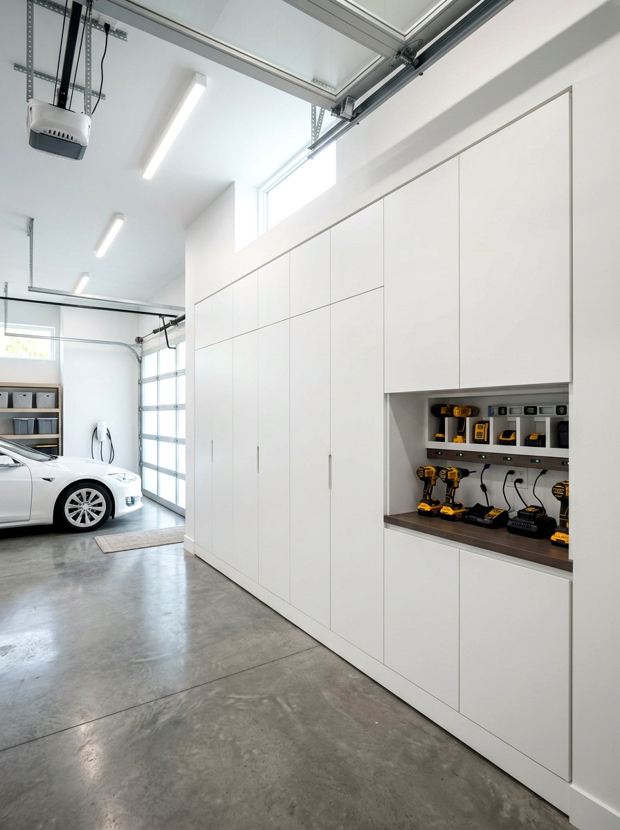 Recessed Garage Cabinet - 30 garage cabinet ideas