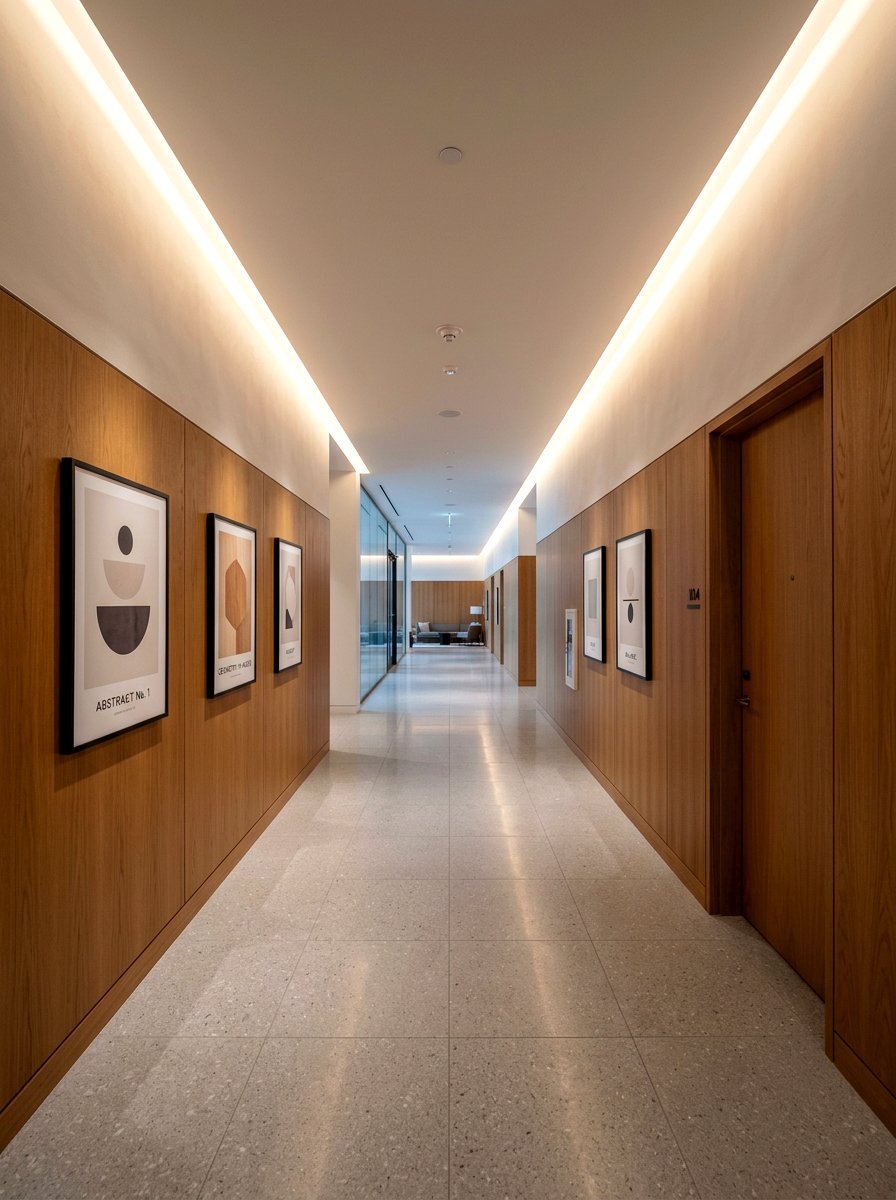 Recessed LED Cove Lighting - 30 invisible wellness home ideas