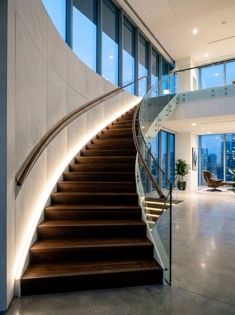 Recessed Lighting Panel - 30 staircase wall panel ideas