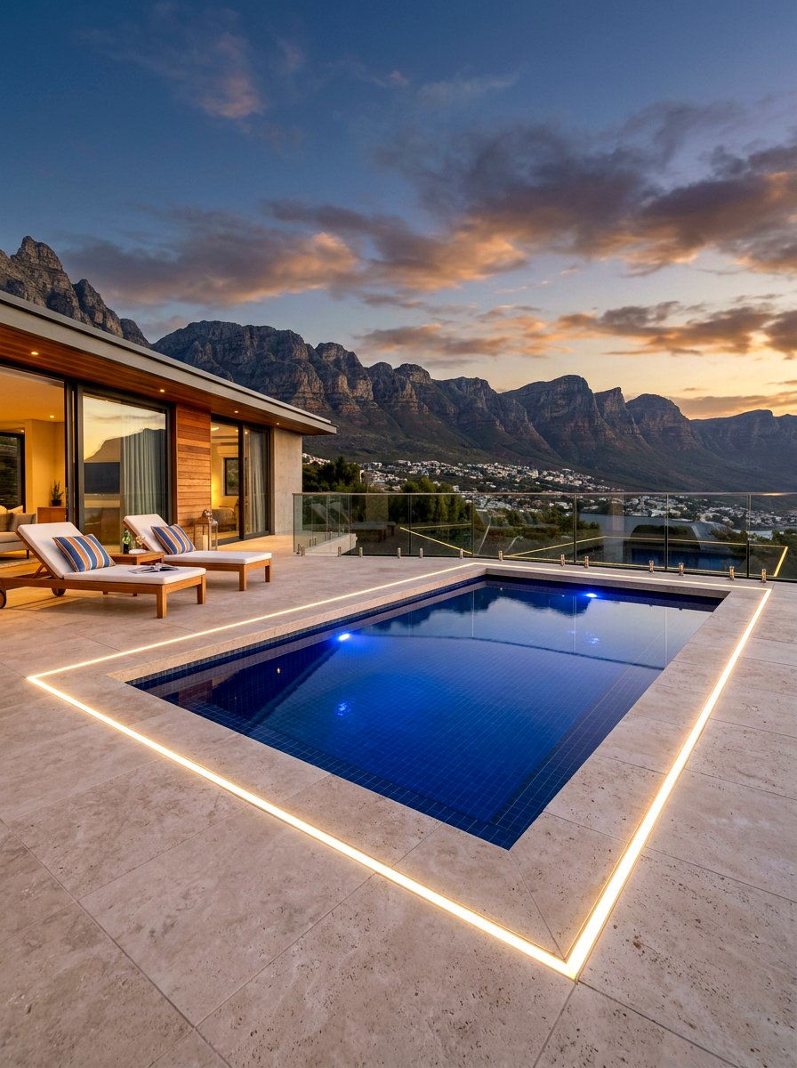 Recessed Pool Patio Lighting - 30 pool lighting ideas
