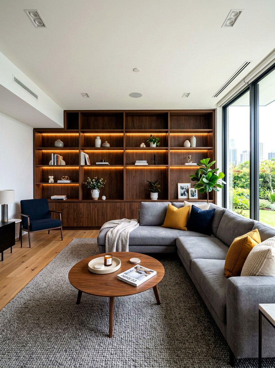 Recessed Shelf Lighting Living Room - 30 under shelf lighting ideas