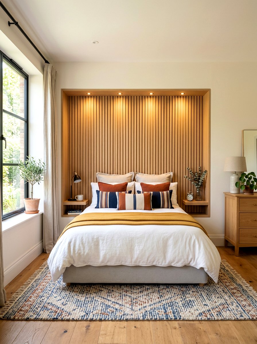 Recessed Slat Wall Headboard - 30 slat wall headboard ideas