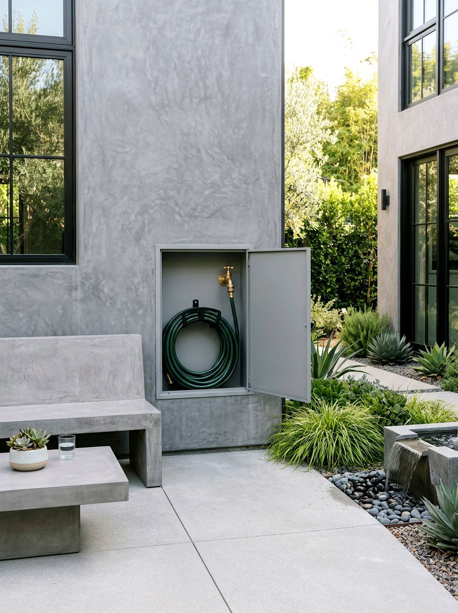 Recessed Wall Box - 30 hose storage ideas
