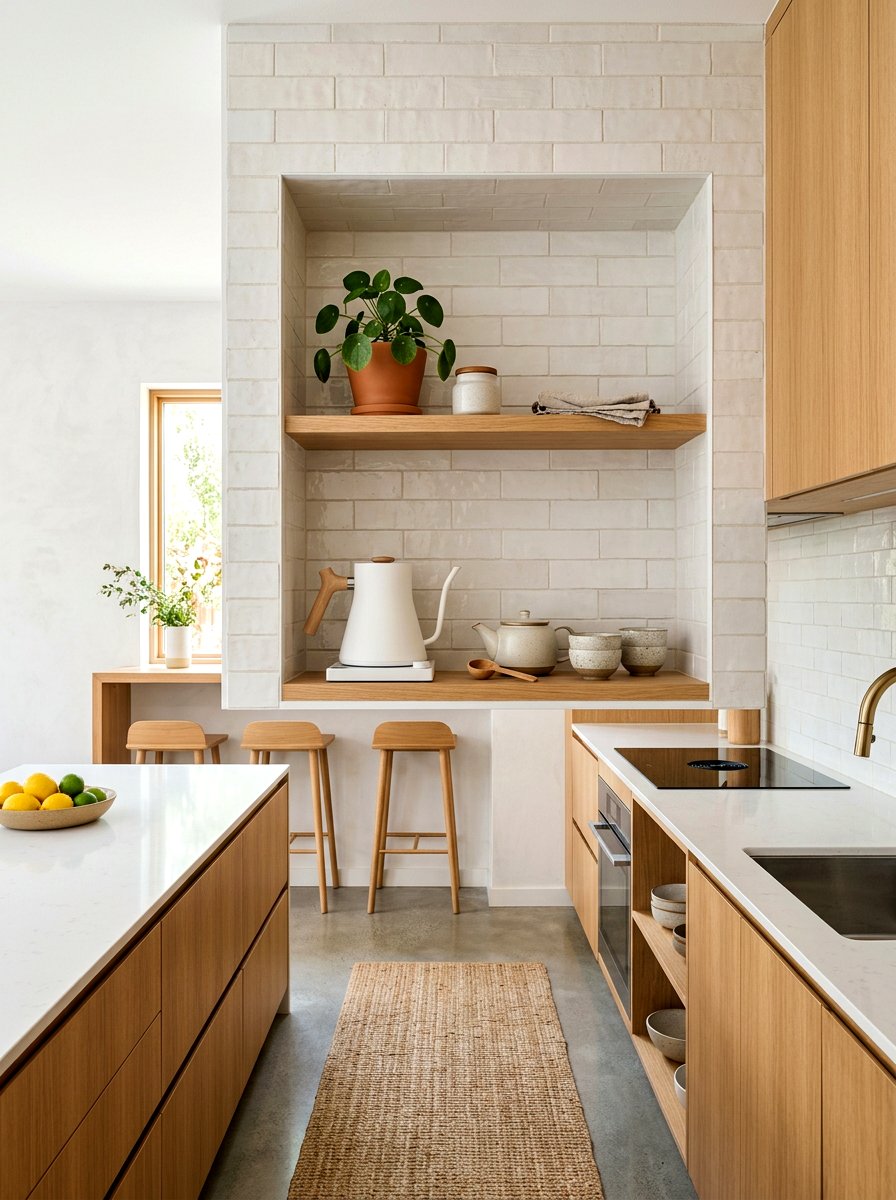 Recessed Wall Niche - 30 appliance garage ideas
