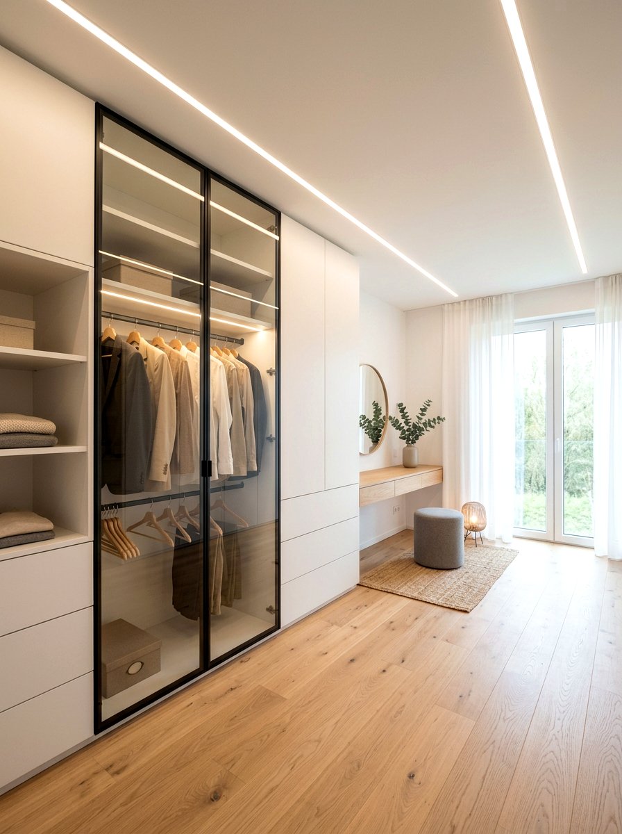 Recessed lighting for closet - 30 closet lighting ideas