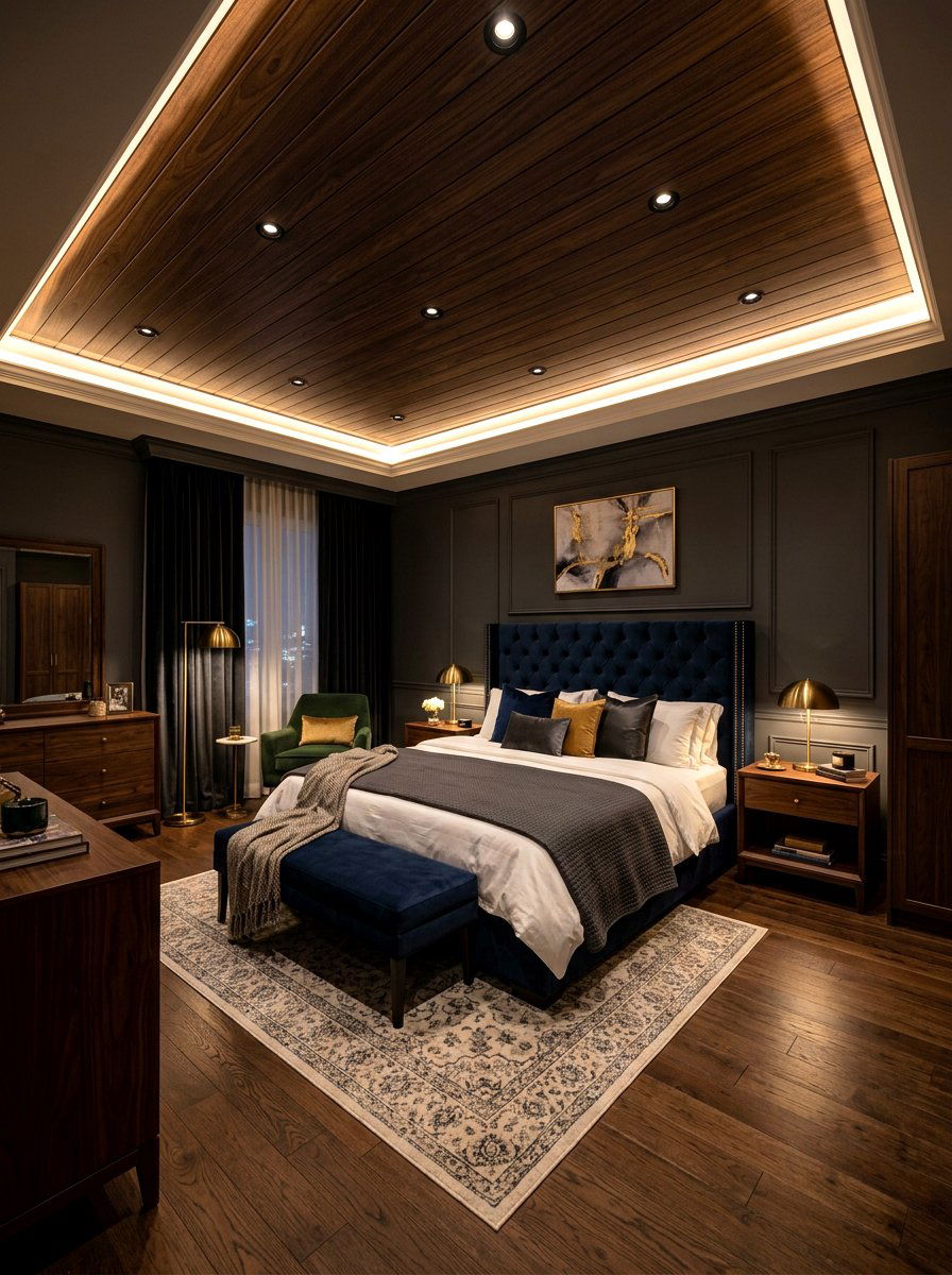 Recessed smart spotlight - 30 circadian bedroom lighting ideas