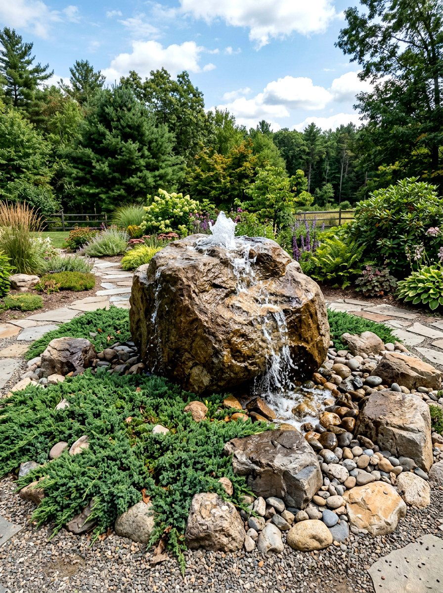 30 Entry Fountain Landscaping Ideas: Add Serenity to Front Door