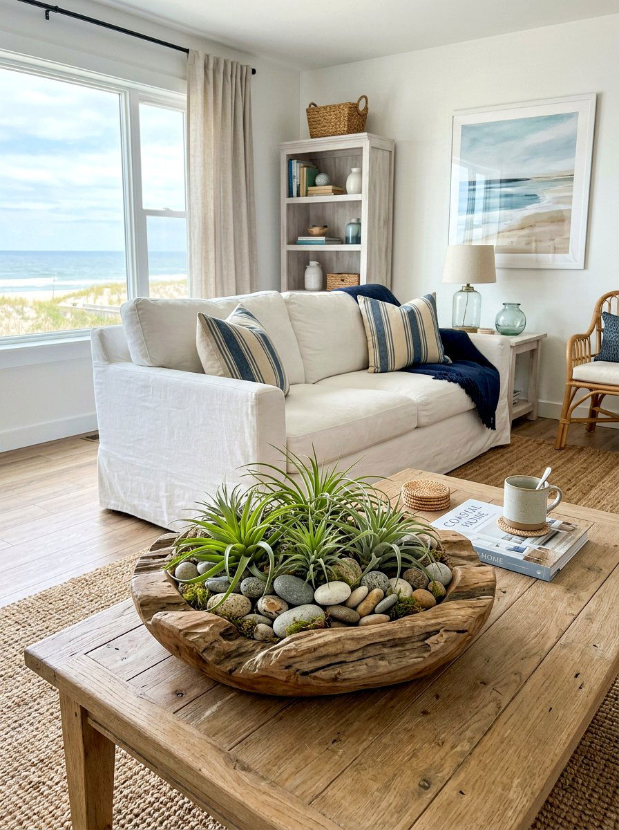 Reclaimed Driftwood Bowl - 30 sculptural bowl decor ideas
