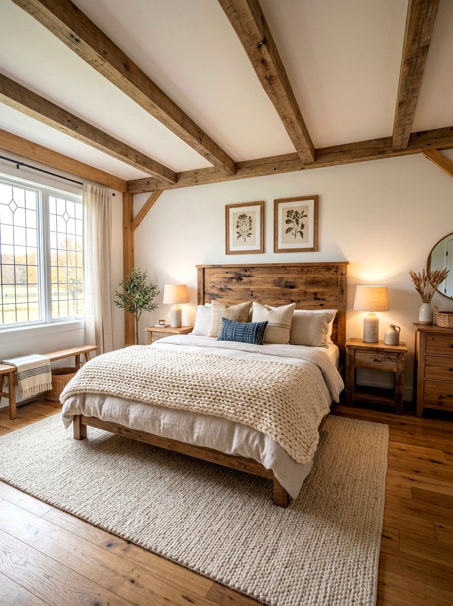 Reclaimed Wood Bedroom - 30 warm wood bedroom ideas