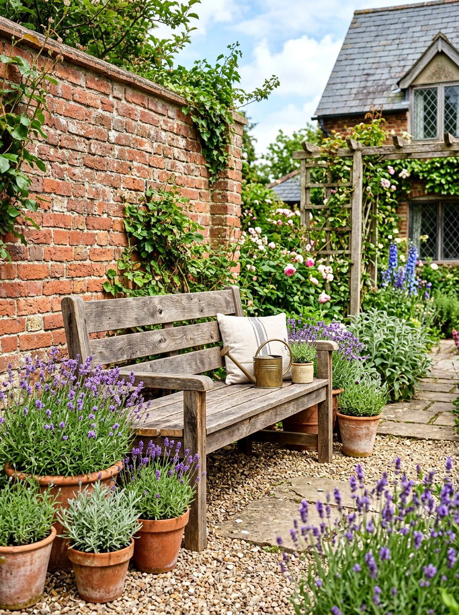 Reclaimed Wood Bench - 30 rustic backyard seating ideas